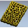 Coral Lace decorative panel - STL 3D model for CNC