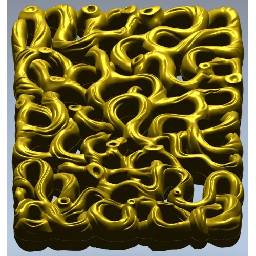 Coral Lace decorative panel - STL 3D model for CNC
