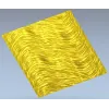 Wavy Grain Decorative Panel STL Model