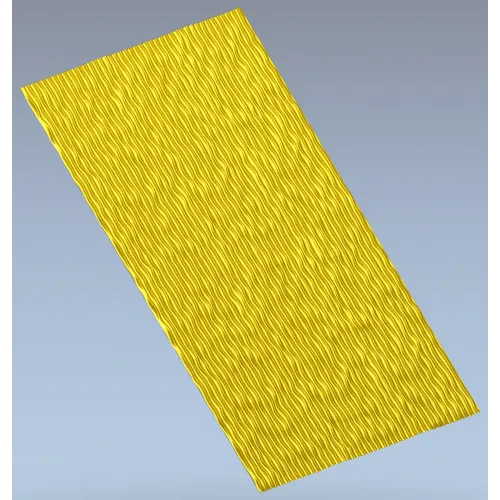 Rippling Wave Panel - STL 3D model for CNC carving
