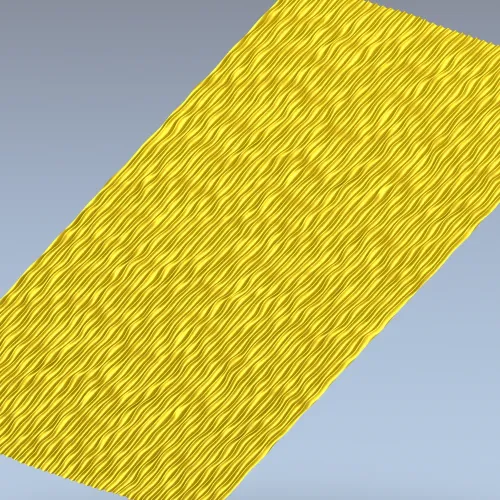 Rippling Wave Panel - STL 3D model for CNC carving
