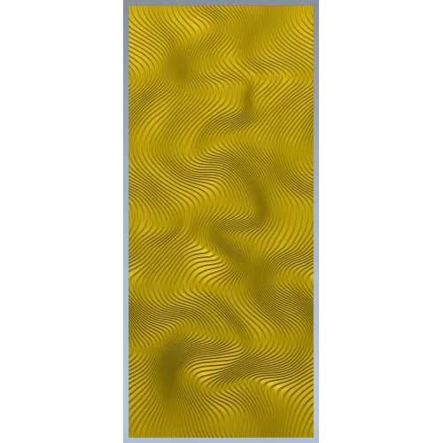 Golden Ripples - decorative panel STL for CNC