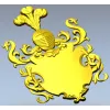 Рельефный гербовый картуш в формате STL для ЧПУ