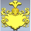 Рельефный гербовый картуш в формате STL для ЧПУ