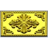 Ornate Fleur-Cross Decorative Panel STL for CNC