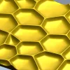 Honeycell Relief - Organic Honeycomb 3D Panel (STL for CNC)