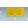 Резная панель с медальоном - 3D модель STL для ЧПУ