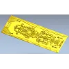 Rococo Cartouche Decorative Panel - STL 3D model for CNC