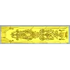 Rococo Cartouche Decorative Panel - STL 3D model for CNC