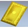 Декоративная панель "Солнечный виток" - 3D модель STL для ЧПУ