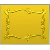 Декоративная панель в стиле рокайль - stl модель для ЧПУ