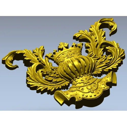 Королевский картуш - 3D модель в формате STL для ЧПУ