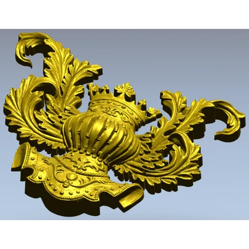 Королевский картуш - 3D модель в формате STL для ЧПУ