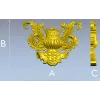 Королевский картуш - 3D модель в формате STL для ЧПУ