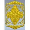 Декоративная панель в стиле рококо - 3D модель STL для ЧПУ