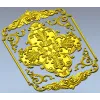 Декоративная панель в стиле рококо - 3D модель STL для ЧПУ