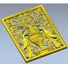 Twin Peacocks Urn Panel STL
