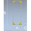 Acanthus Slim Panel - 3D STL model for CNC milling