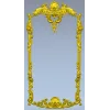 Rococo Acanthus Decorative Frame - STL 3D Model for CNC