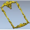 Rococo Acanthus Decorative Frame - STL 3D Model for CNC