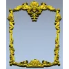 Rococo Acanthus Decorative Frame - STL 3D Model for CNC
