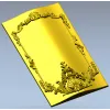 Baroque Shell Cartouche Panel STL for CNC