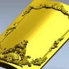 Baroque Shell Cartouche Panel STL for CNC