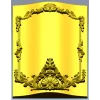 Baroque Shell Cartouche Panel STL for CNC