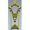 Filigree Acanthus Vertical Panel - STL 3D model for CNC