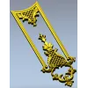 Versailles Lattice Vertical Panel - STL 3D model for CNC