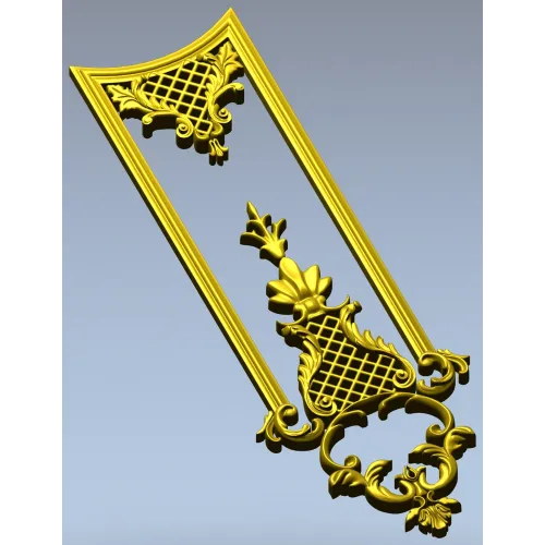 Versailles Lattice Vertical Panel - STL 3D model for CNC