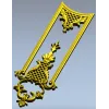 Versailles Lattice Vertical Panel - STL 3D model for CNC