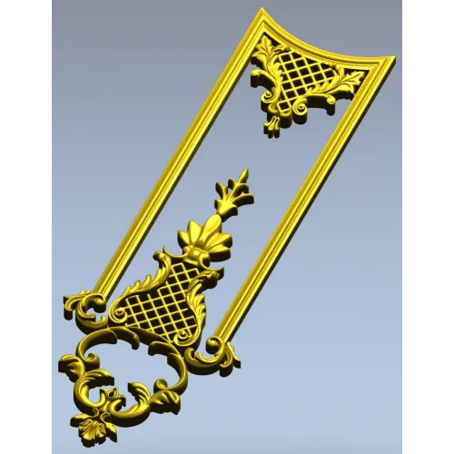 Versailles Lattice Vertical Panel - STL 3D model for CNC