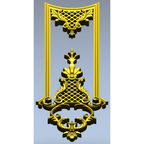 Versailles Lattice Vertical Panel - STL 3D model for CNC