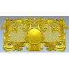 Rococo Medallion Decorative Panel STL for CNC
