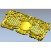Rococo Medallion Decorative Panel STL for CNC