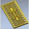 Acanthus Ribbon Decorative Panel STL for CNC