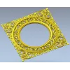 Рокайльная рамка с круглым проёмом - 3D STL модель для ЧПУ