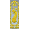Вертикальная панель с павлином - STL модель для ЧПУ