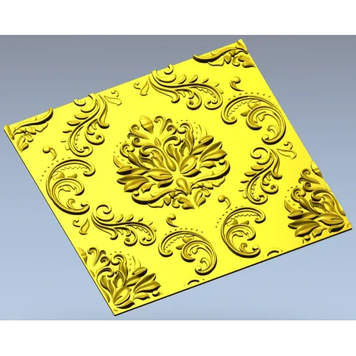 Барочный медальон - 3D модель STL для ЧПУ фрезера