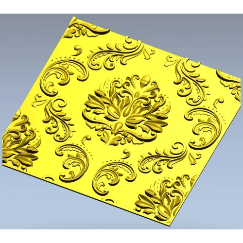 Барочный медальон - 3D модель STL для ЧПУ фрезера