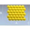HexaBloom Relief - decorative STL 3D model for CNC routing