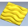 Wave relief decorative panel STL for CNC milling