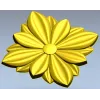 Petal Star Rosette - STL 3D model for CNC