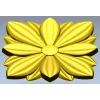 Petal Star Rosette - STL 3D model for CNC