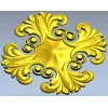 Acanthus Star Rosette STL for CNC