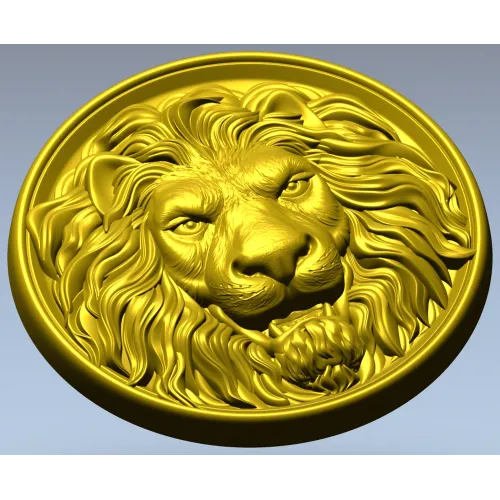 Розетка "Королевский лев" - 3D модель STL для ЧПУ