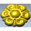 Декоративная розетка "Лотос" - 3D модель (STL) для ЧПУ