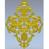 Барочный картуш - 3D модель STL розетки для ЧПУ