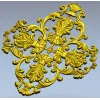 Барочный картуш - 3D модель STL розетки для ЧПУ
